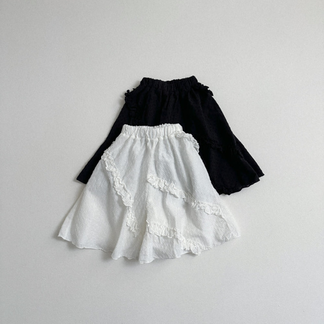 [70-110cm] 夢幻點點荷葉邊百搭短裙 #Andromeda仙女座