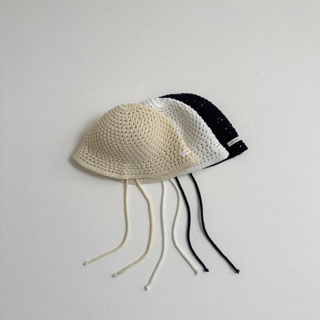 [70-110cm] 質感手作感編織綁帶透氣涼帽 #Andromeda仙女座