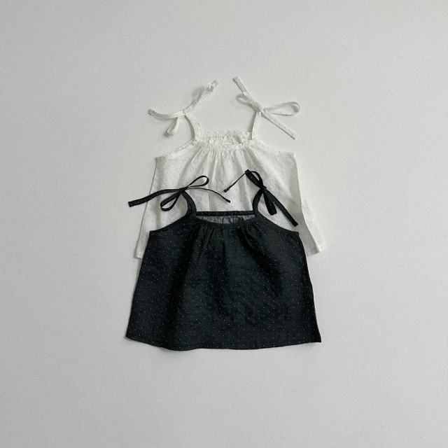 [70-110cm] 俏皮點點肩綁帶無袖背心 #Andromeda仙女座