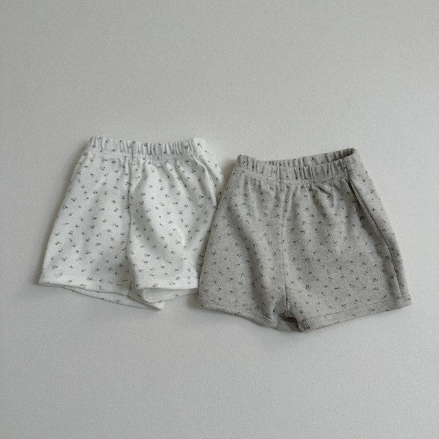 [70-110cm] 清新碎花鬆緊舒適休閒短褲 #Andromeda仙女座