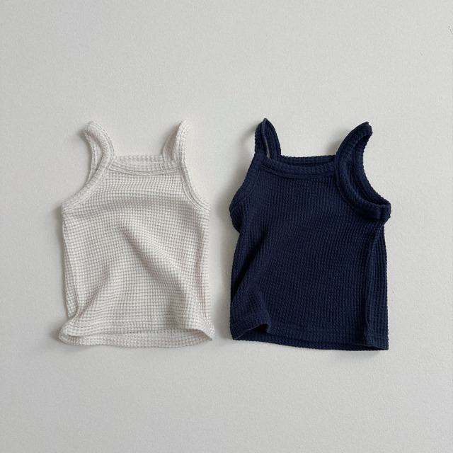 [70-110cm] 清爽華夫格透氣日常無袖背心 #Andromeda仙女座