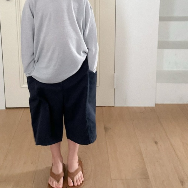 [85-130cm] 簡約百搭純色長袖T恤 #Taurus金牛座