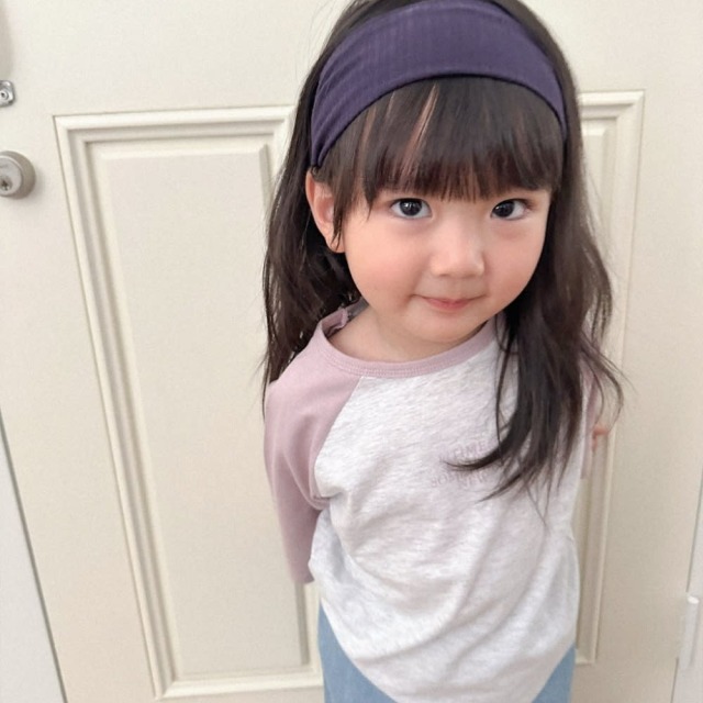 [85-130cm] 復古配色刺繡插肩T恤 #Taurus金牛座