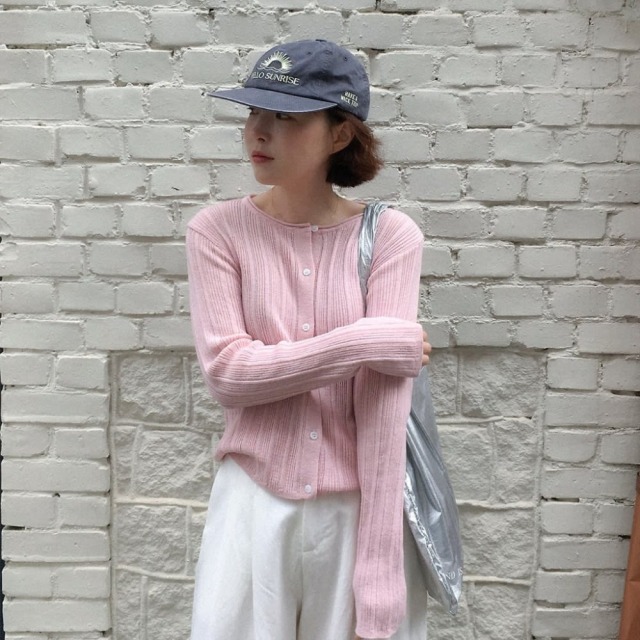 [adult] 溫柔坑條針織開襟外套 #Taurus金牛座