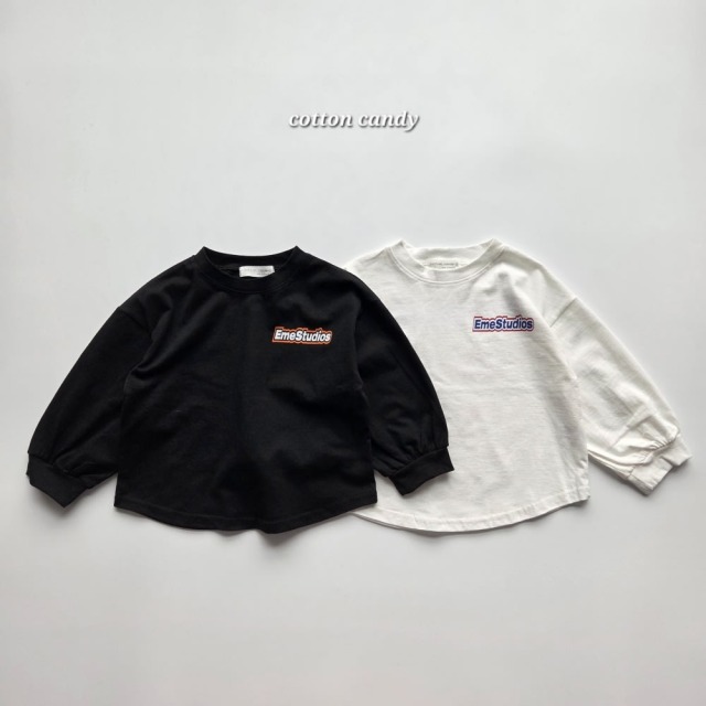 [85-158cm] 韓系字母縮口長袖上衣 #Sagittarius射手座