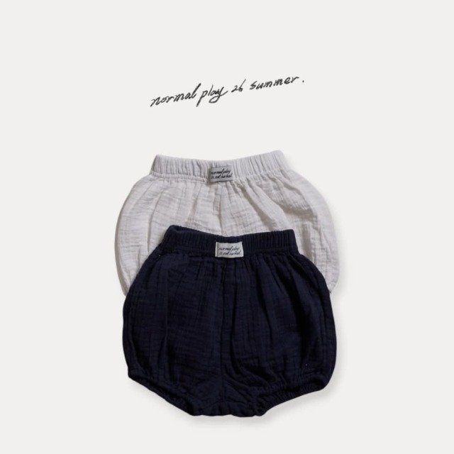 [55-120cm] 蓬鬆透氣雙層紗布束口麵包褲 #LeoMinor小獅座