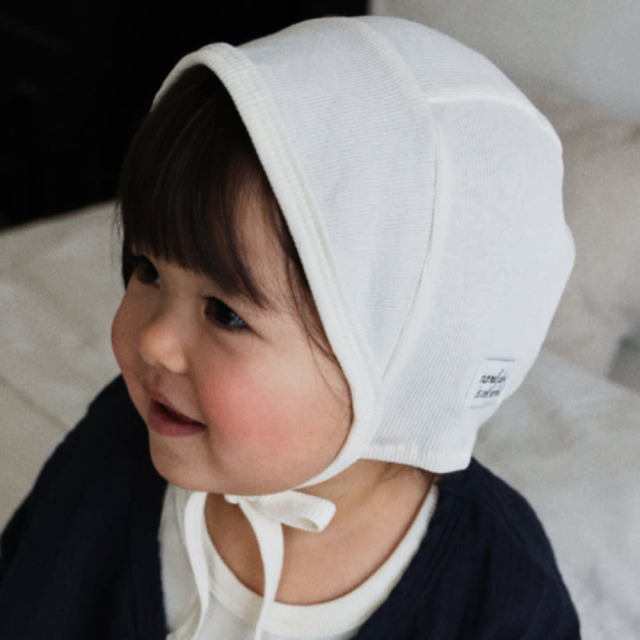 [55-120cm] 質感坑條護耳綁帶遮陽帽 #LeoMinor小獅座