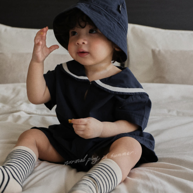 [55-120cm] 清爽純色寬鬆縮口短褲 #LeoMinor小獅座