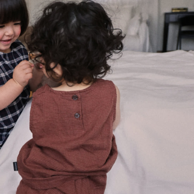 [55-120cm] 質感華夫格無袖上衣 #LeoMinor小獅座 (大童)