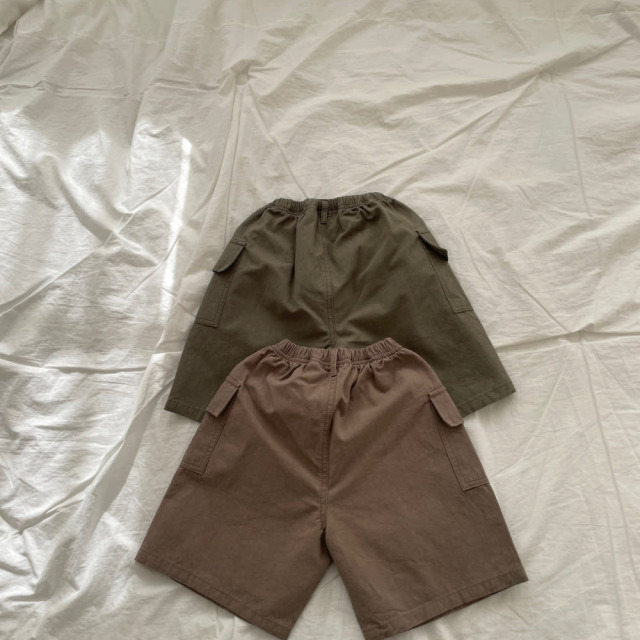 [90-155cm] 質感多口袋工裝短褲 #Crux南十字座 (大童)