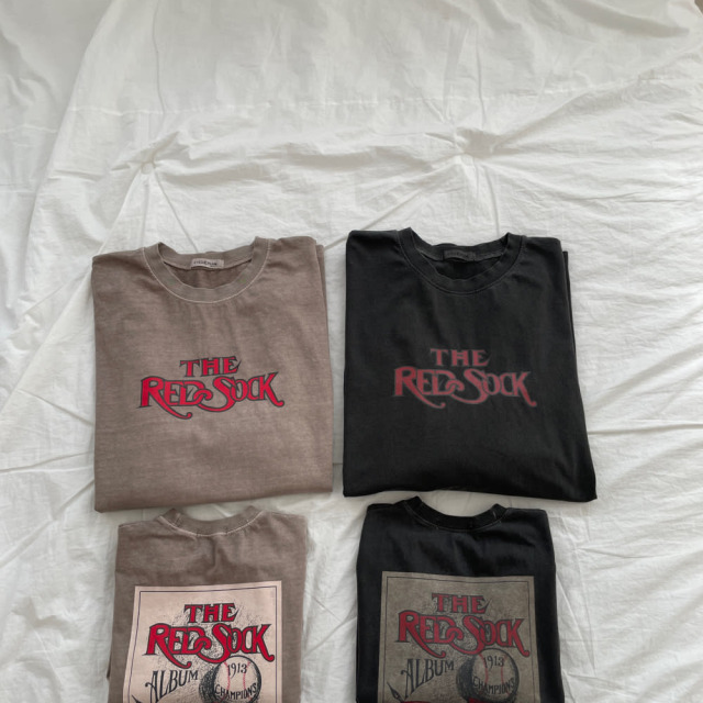 [90-155cm] 復古棒球印花短袖T恤 #Crux南十字座 (大童)