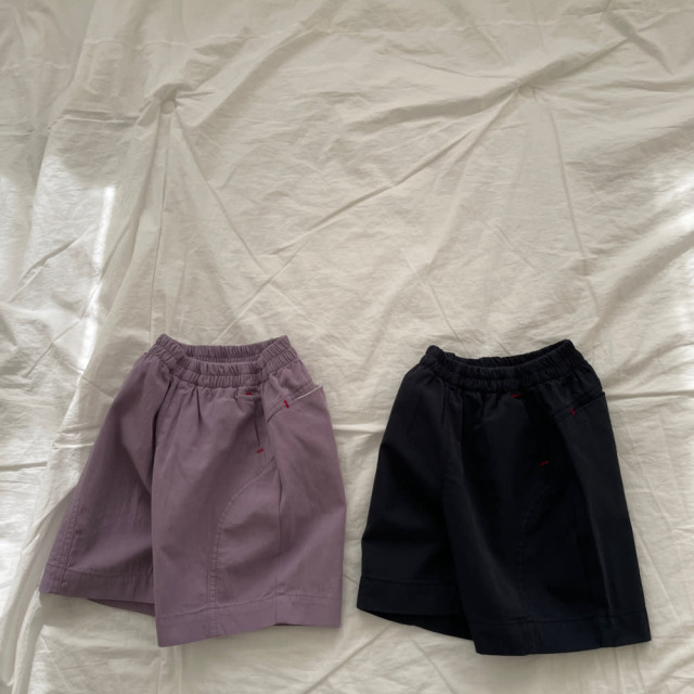 [90-155cm] 質感立體剪裁休閒短褲 #Crux南十字座 (大童)