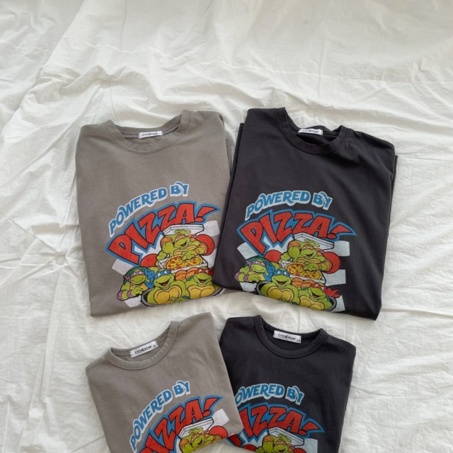 [Adult] 美式復古披薩印花T恤 #Crux南十字座