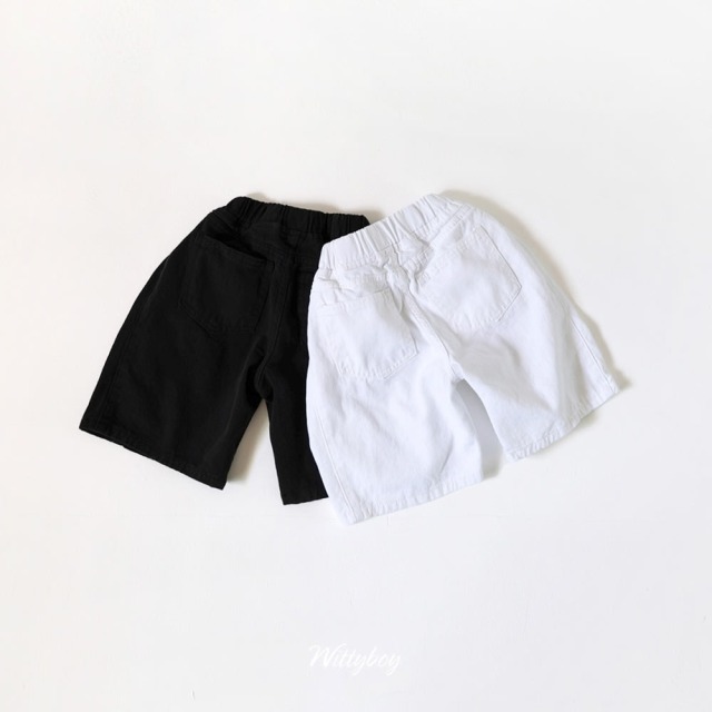 [90-165cm] 日常百搭純色休閒短褲 #Gemini雙子座 (大童)