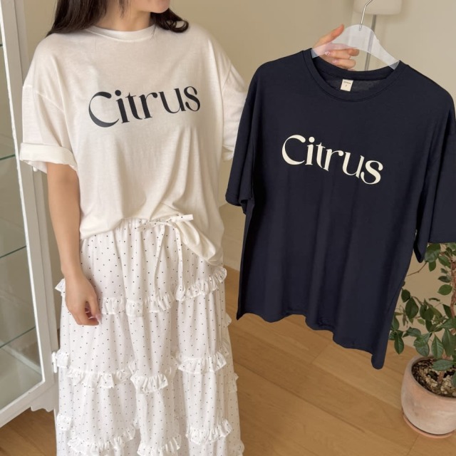 [Adult] 質感手寫感美式英文短袖T恤 #Cygnus天鵝座