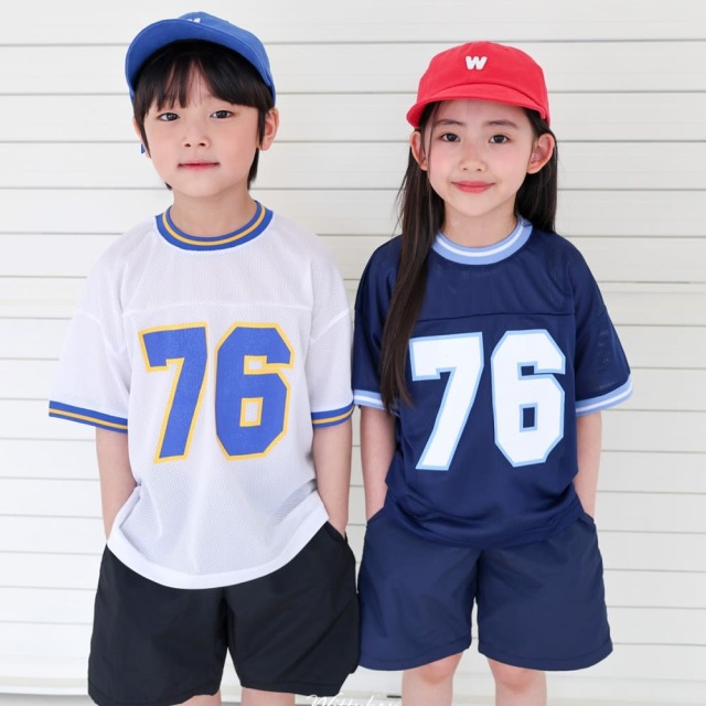 [90-165cm] 街頭網眼透氣運動T恤 #Gemini雙子座