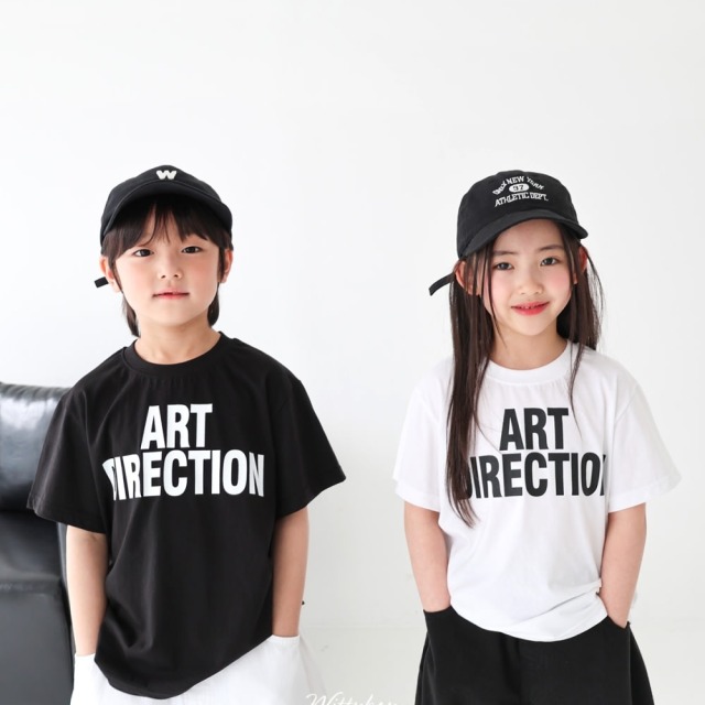 [90-165cm] 個性字母純棉短袖T恤 #Gemini雙子座