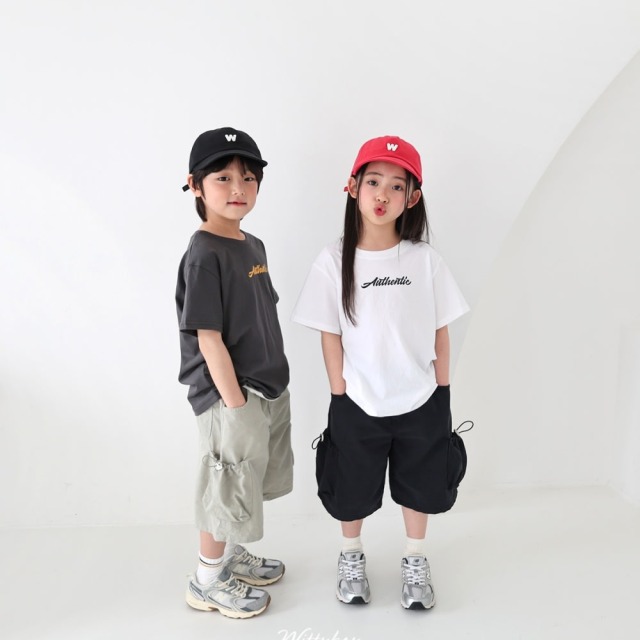 [90-165cm] 抽繩大口袋造型工裝短褲 #Gemini雙子座