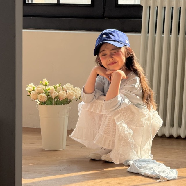 [80-130cm] 浪漫點點層次荷葉蛋糕長裙 #Cygnus天鵝座