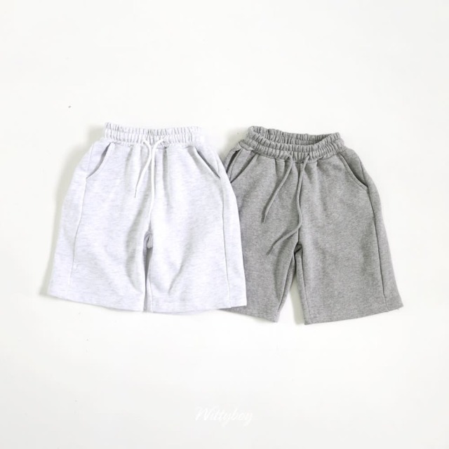 [90-165cm] 舒適鬆緊中線運動短褲 #Gemini雙子座