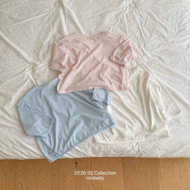 [80-130cm] 簡約質感素色寬鬆長袖T恤 #Cygnus天鵝座 (大童)