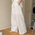 [Adult] 質感細緻鏤空小花蕾絲長褲 #Cygnus天鵝座