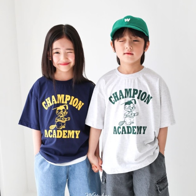 [90-165cm] 美式復古動物短袖T恤 #Gemini雙子座