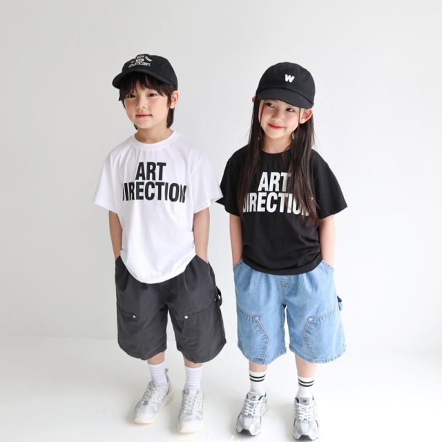 [90-165cm] 經典百搭抽繩工裝牛仔短褲 #Gemini雙子座 (大童)