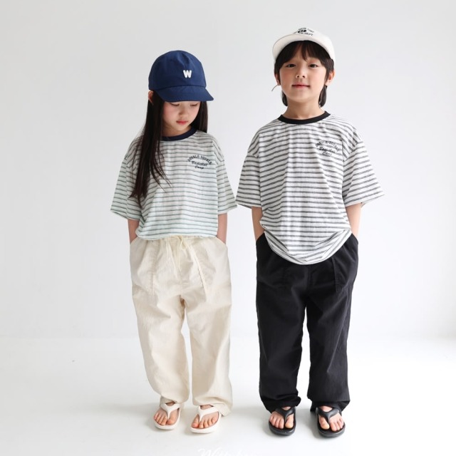 [90-165cm] 舒適輕薄鬆緊休閒長褲 #Gemini雙子座