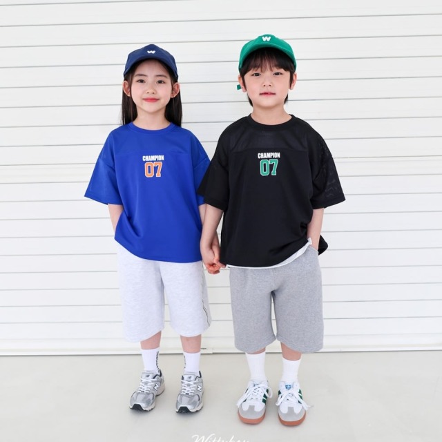 [90-165cm] 運動造型側邊線條短褲 #Gemini雙子座