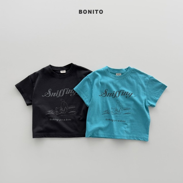 [80-125cm] 俏皮手繪小狗印花短袖T恤 #Leo獅子座