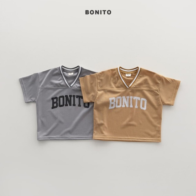 [80-125cm] 美式球隊感透氣網眼短袖T恤 #Leo獅子座