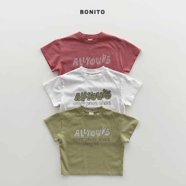 [80-125cm] 韓系童趣手繪感字母短袖T恤 #Leo獅子座 (大童)