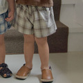 [75-110cm] 日系復古格紋透氣休閒短褲 #Columba天鴿座