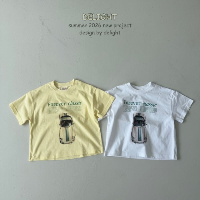 [85-145cm] 復古經典老爺車短袖T恤 #Vela船帆座 (大童)