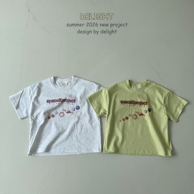 [85-145cm] 太空計畫行星短袖T恤 #Vela船帆座 (大童)