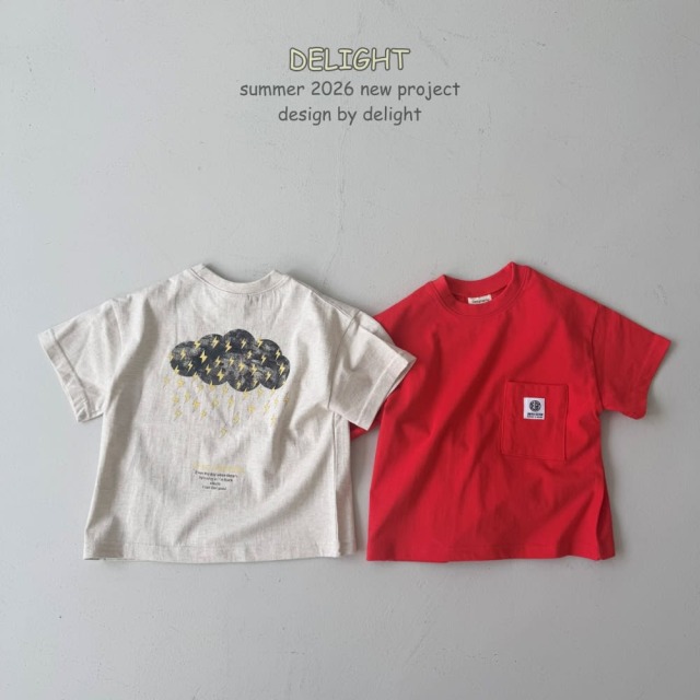 [85-145cm] 街頭閃電雲朵短袖T恤 #Vela船帆座