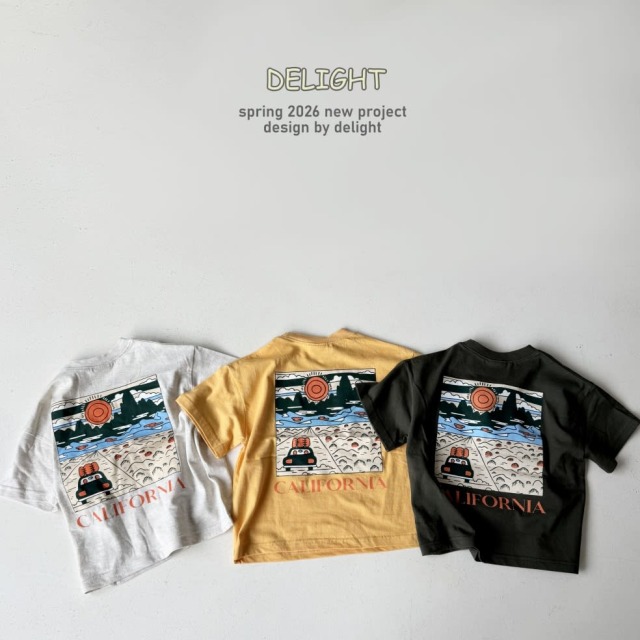 [85-145cm] 加州公路風景短袖T恤 #Vela船帆座