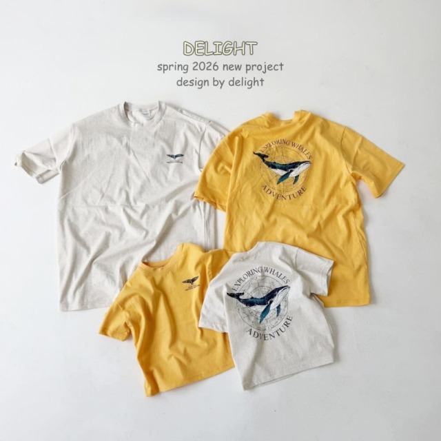 [Adult] 鯨魚探險指南針短袖T恤 #Vela船帆座