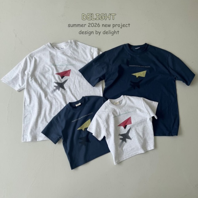 [Adult] 夢想紙飛機影印短袖T恤 #Vela船帆座