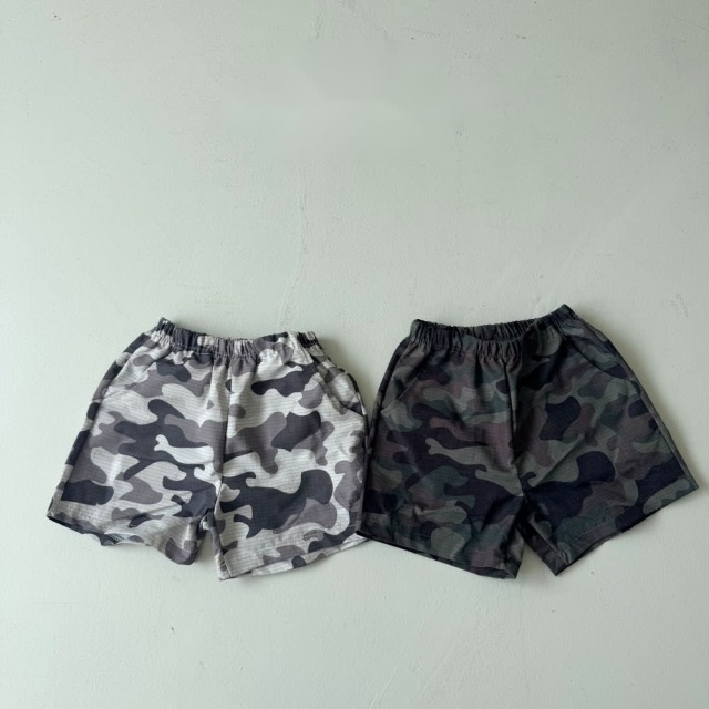 [85-145cm] 帥氣迷彩彈力短褲 #Vela船帆座