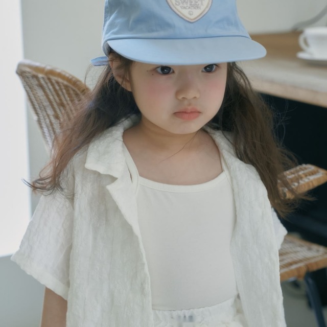 [80-130cm] 輕盈壓紋透氣翻領襯衫 #CoronaBorealis北冕座