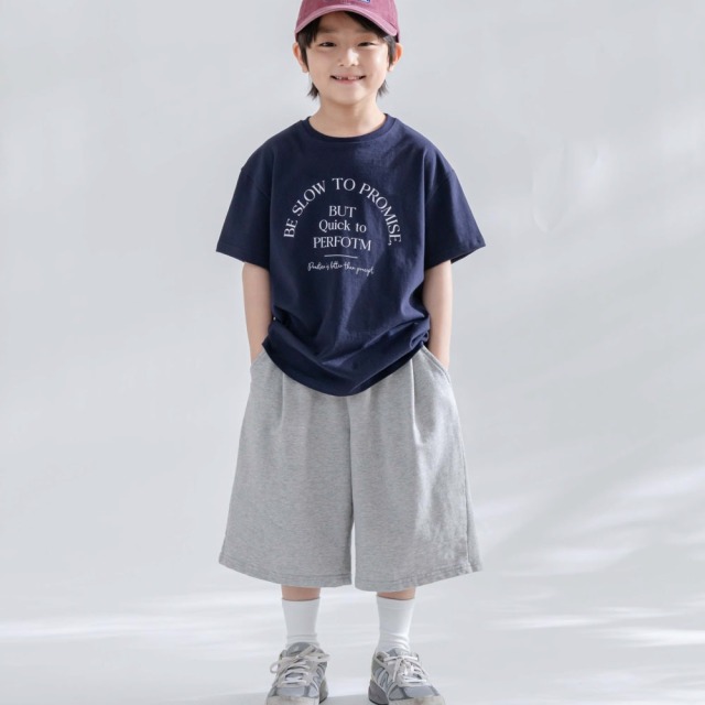 [85-165cm] 百搭棉質抽繩休閒短褲 #Norma矩尺座