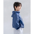 [85-165cm] 撞色包邊機能連帽外套 #Norma矩尺座