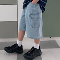 [90-165cm] 工裝大口袋丹寧短褲 #Eridanus波江座