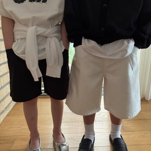 [90-165cm] 韓系質感率性休閒五分褲 #Cepheus仙王座
