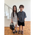 [90-165cm] 韓系質感條紋短袖POLO衫 #Cepheus仙王座