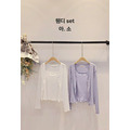 韓國女裝-韓妞夏日細肩帶兩件組-1