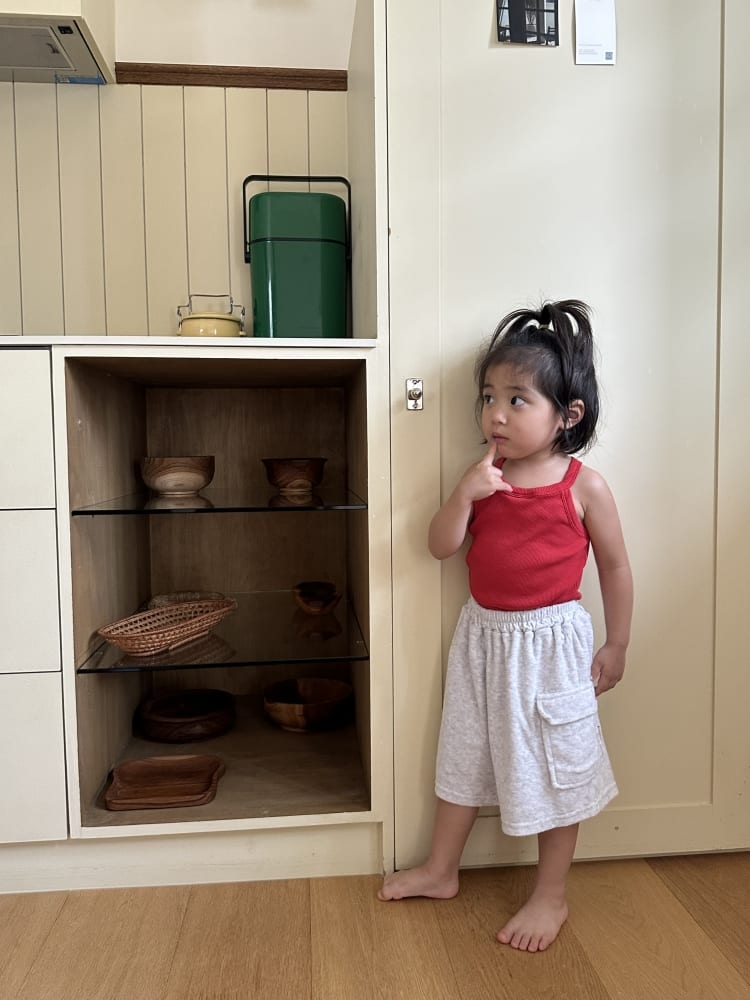 [75-125cm] 柔軟毛圈布工裝口袋休閒短褲 #Monoceros獨角獸座