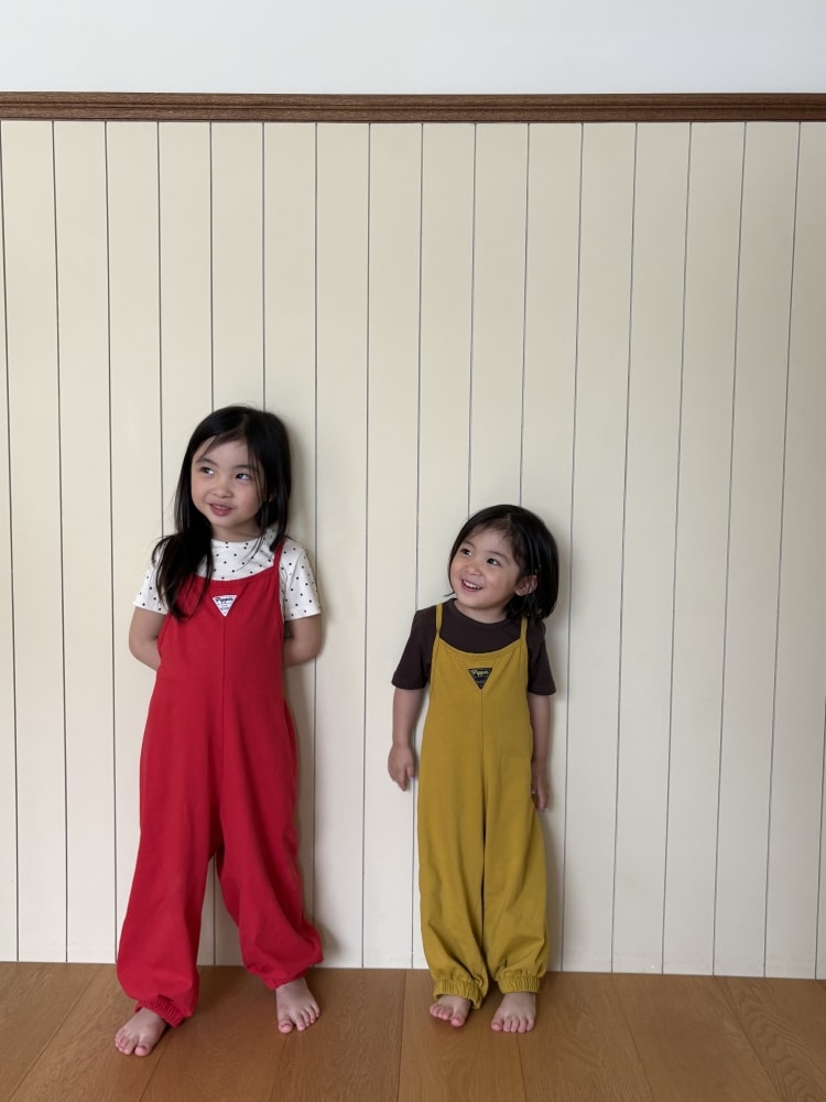 [75-125cm] 繽紛多色交叉肩帶吊帶長褲 #Monoceros獨角獸座